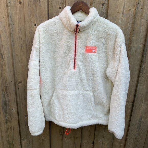 New Balance Fleece Half Zip Jacket Large - Picture 1 of 4